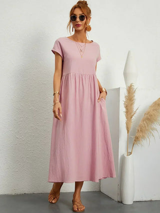 Gabrielle™ — Vestido midi fluido, elegancia atemporal