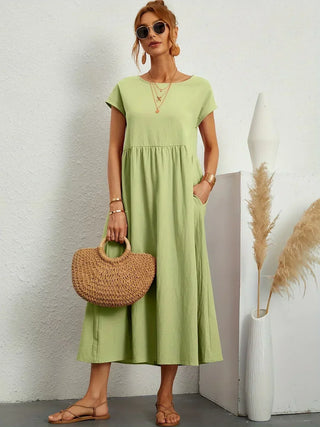 Gabrielle™ — Vestido midi fluido, elegancia atemporal