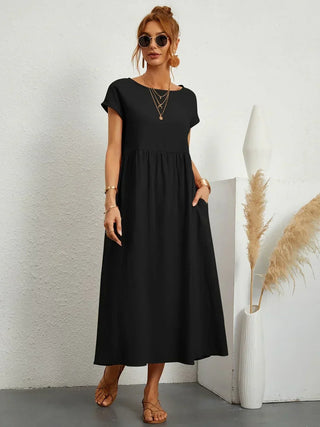 Gabrielle™ — Vestido midi fluido, elegancia atemporal