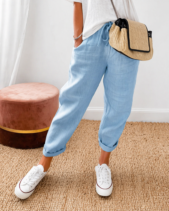 Lyna Pantalones Casual Relajados