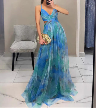 DELACROIX | Vestido Maxi Floral Elegante — Edición Limitada