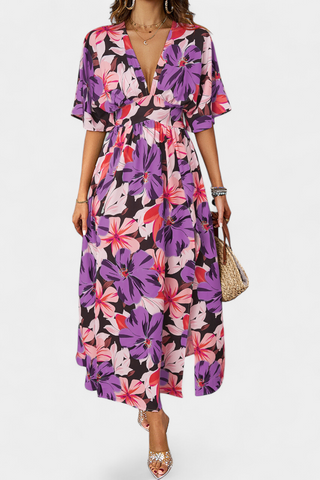 Vestido largo floral | Julie