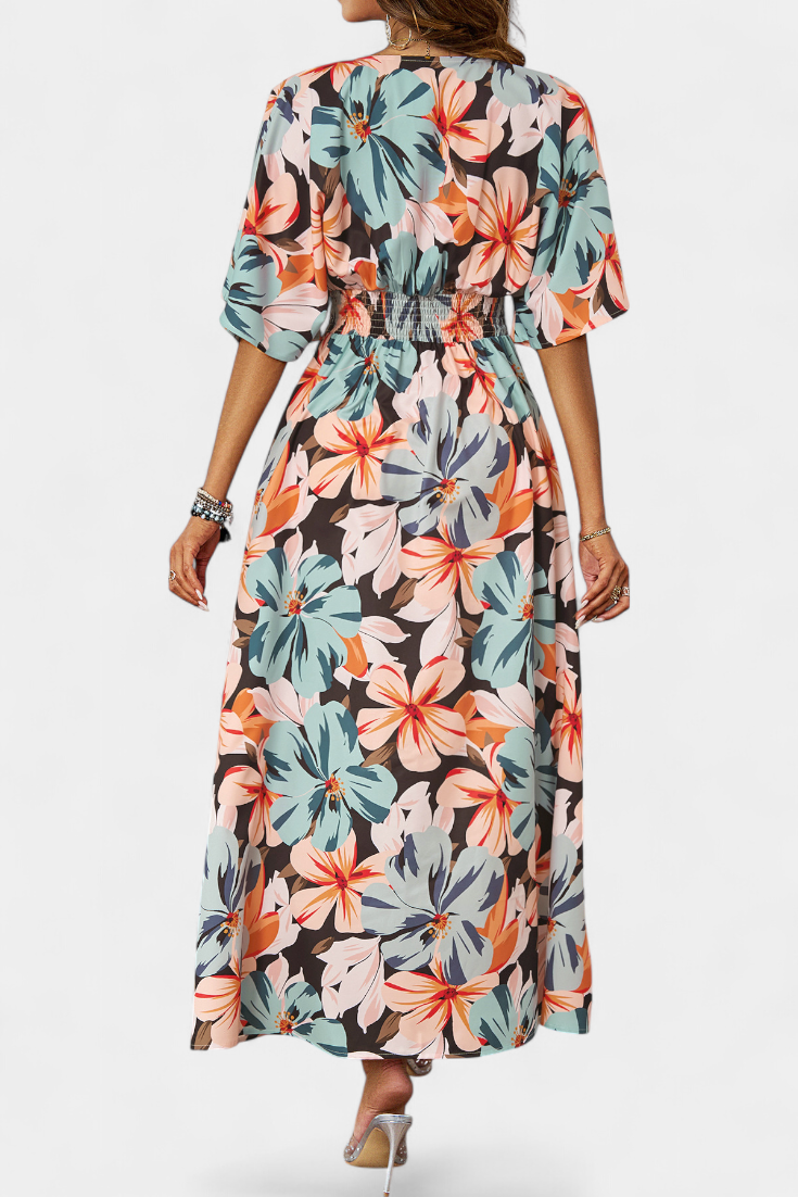 Vestido largo floral | Julie