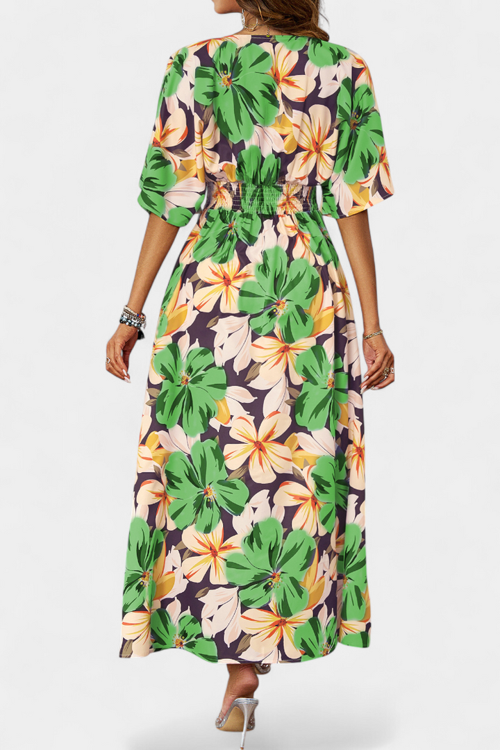 Vestido largo floral | Julie