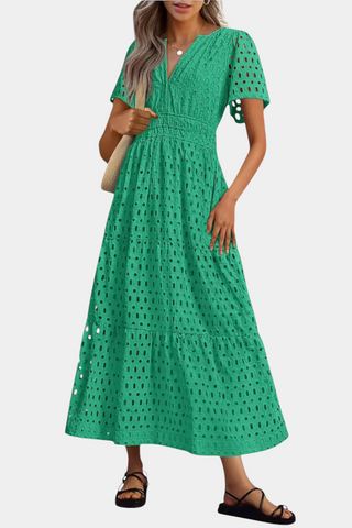 Vestido largo de encaje | Imani