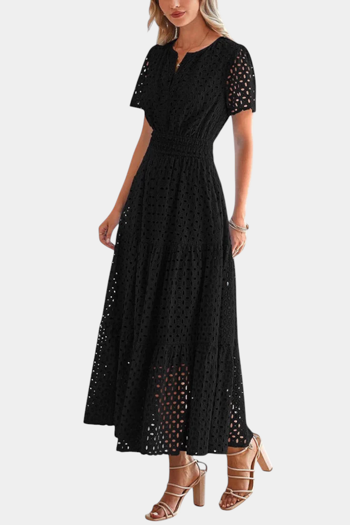 Vestido largo de encaje | Imani