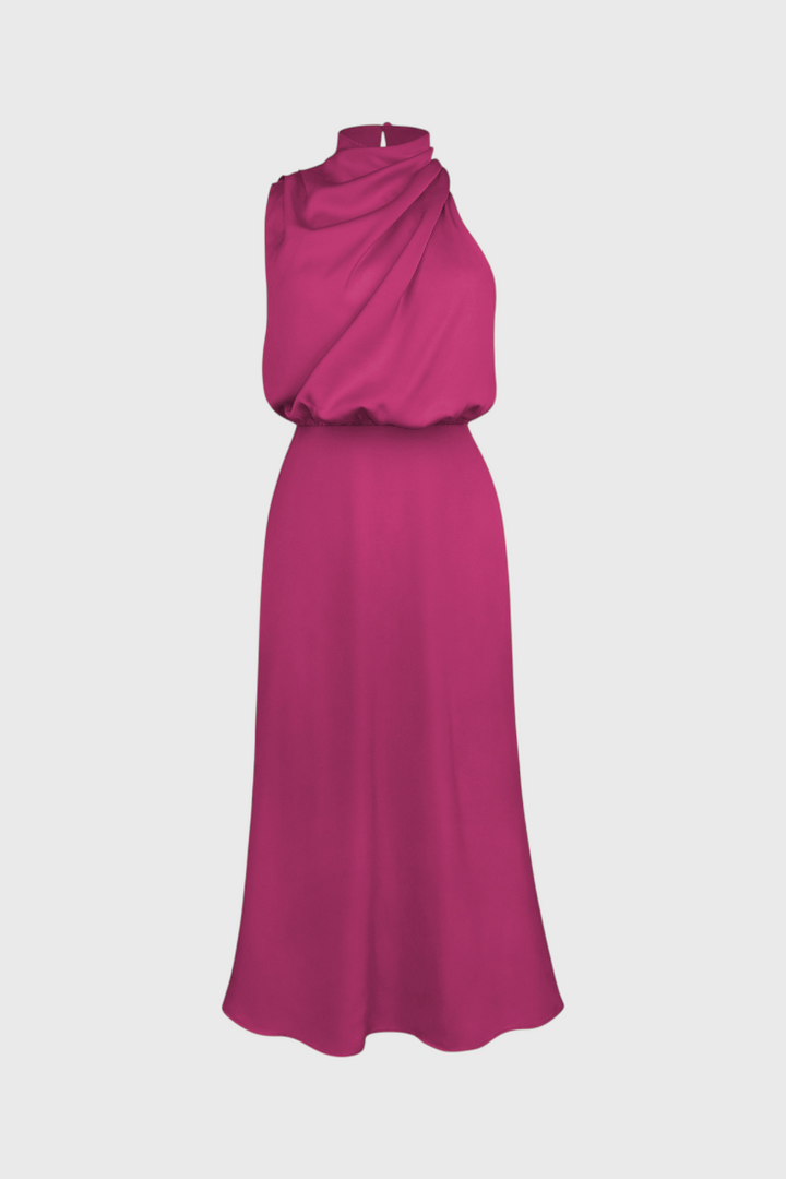 Vestido drapeado | Rina