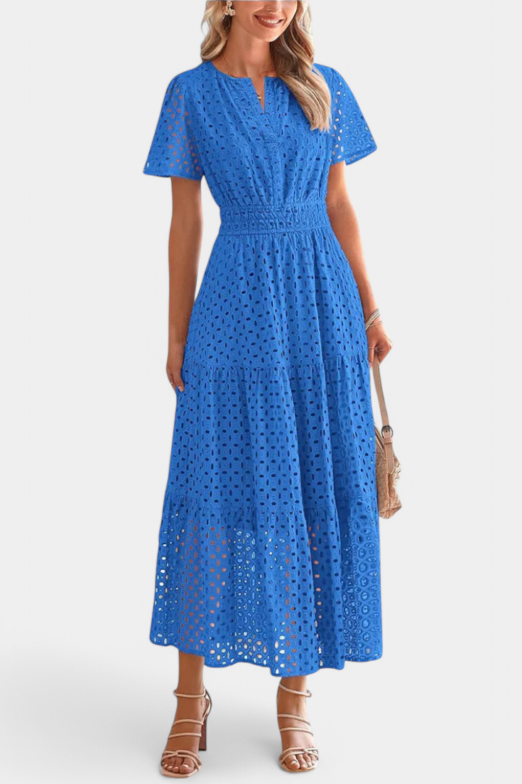Vestido largo de encaje | Imani