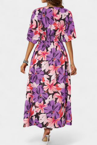 Vestido largo floral | Julie