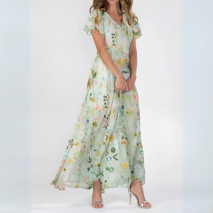 Vestido largo floral | Marta