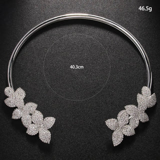 MARGARITA | Collar Elegante Flor de Cristal