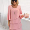 Élise – Vestido de elegancia fluida con volantes