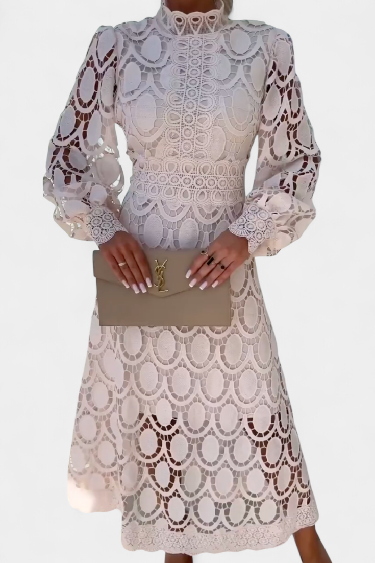 Vestido Midi de Encaje | Lucinda