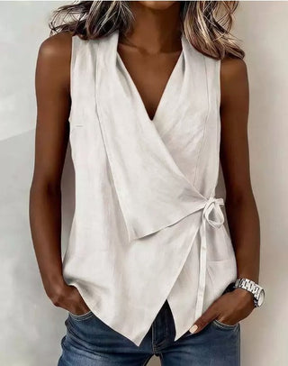 Loretta | Blusa sin mangas
