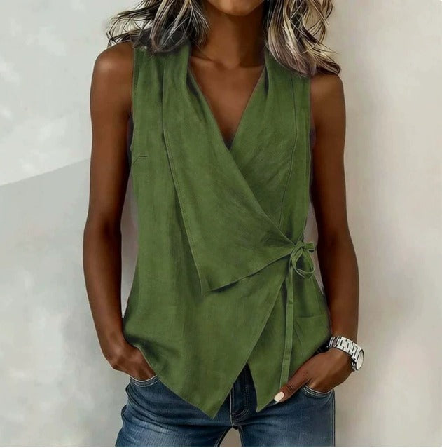 Loretta | Blusa sin mangas