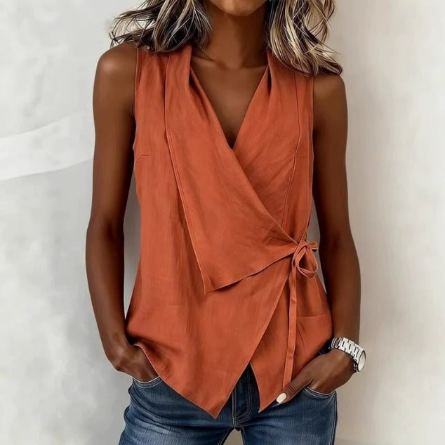 Loretta | Blusa sin mangas