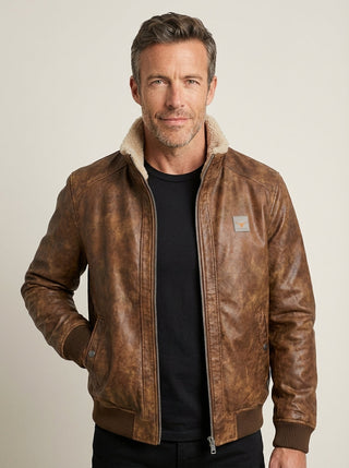 Chaqueta Efecto Cuero | Riccardo