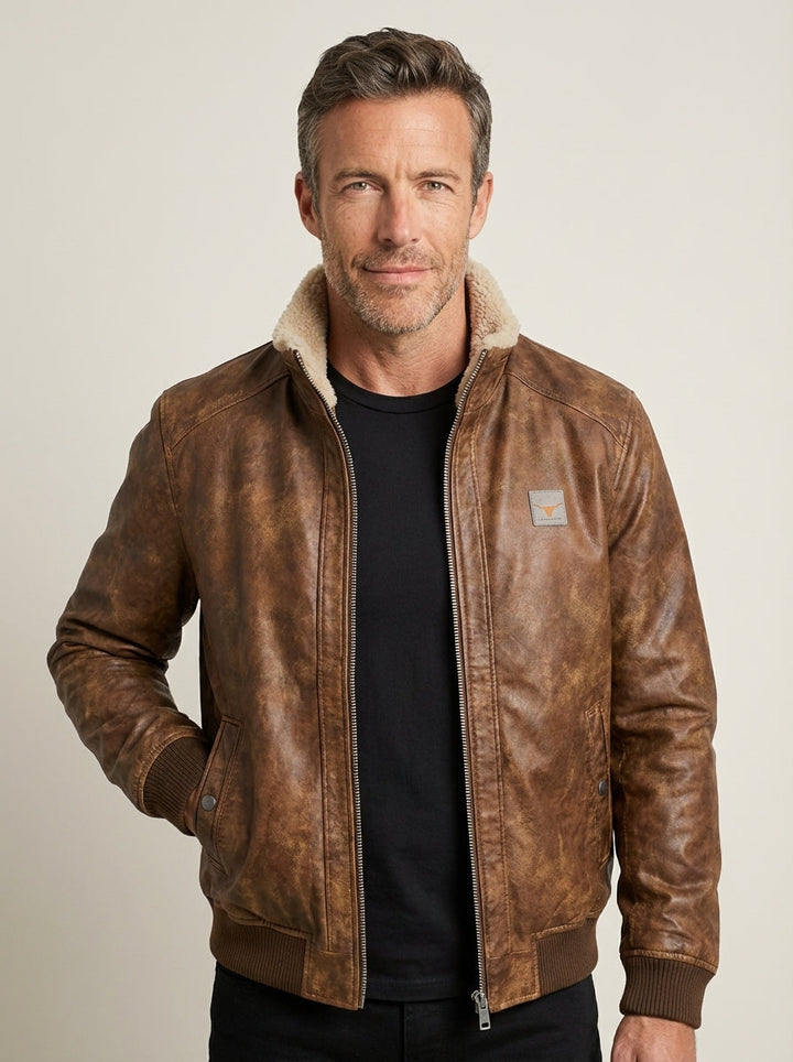 Chaqueta Efecto Cuero | Riccardo