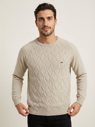 Nico - Suéter Elegante con Diseño de Rombos
