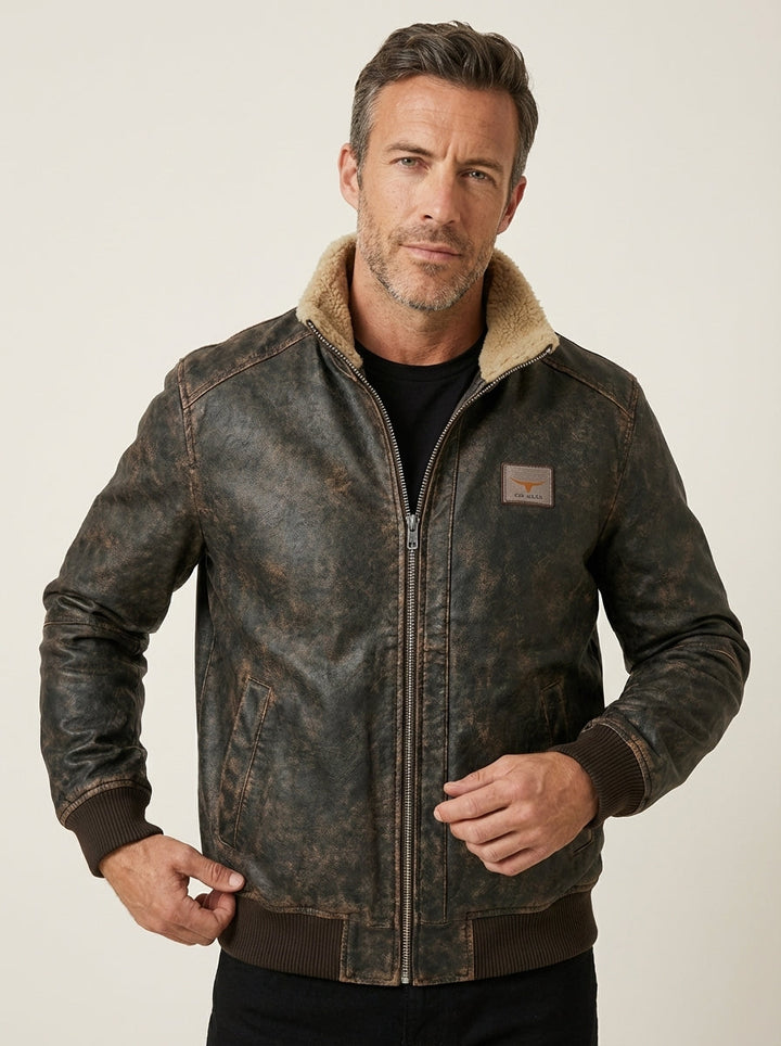 Chaqueta Efecto Cuero | Riccardo