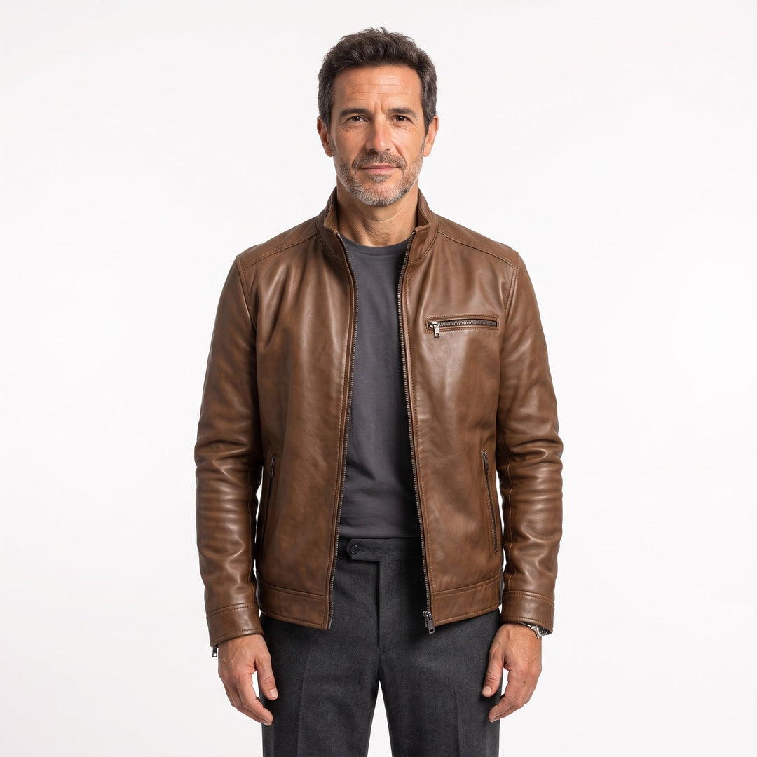 Chaqueta de cuero