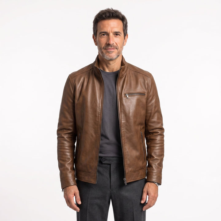Chaqueta de cuero