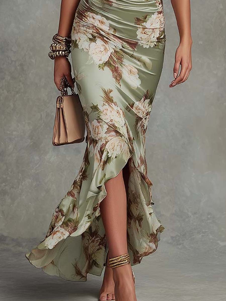Vestido largo floral | Marta