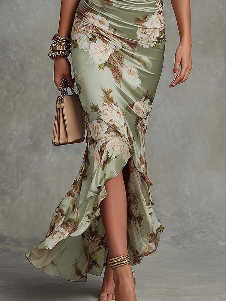 Vestido largo floral | Marta