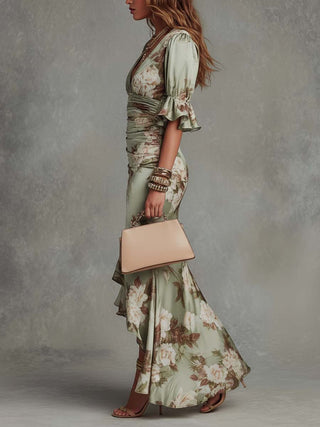 Vestido largo floral | Marta