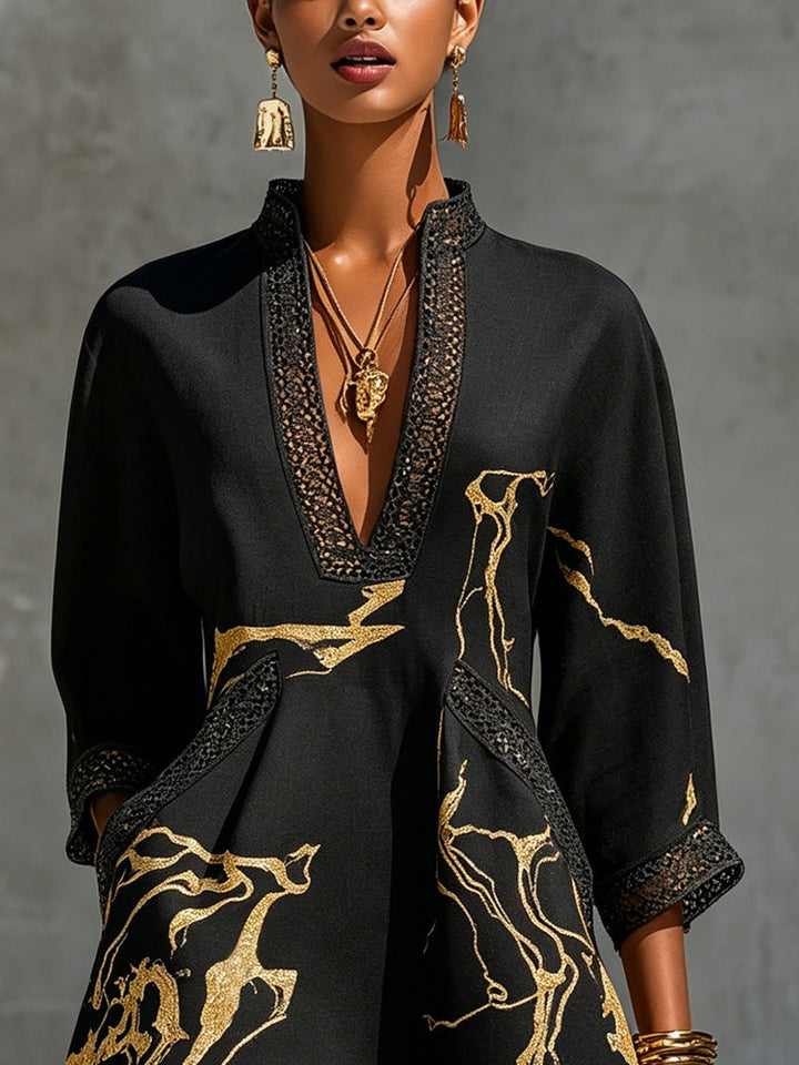 Vestido mini de encaje | Mini