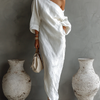 Nerina • Vestido maxi de un solo hombro: elegancia fluida para cualquier ocasión