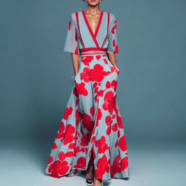 Adèle - Vestido chic con mangas elegantes