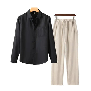Conjunto de Lino Negro | Monaco