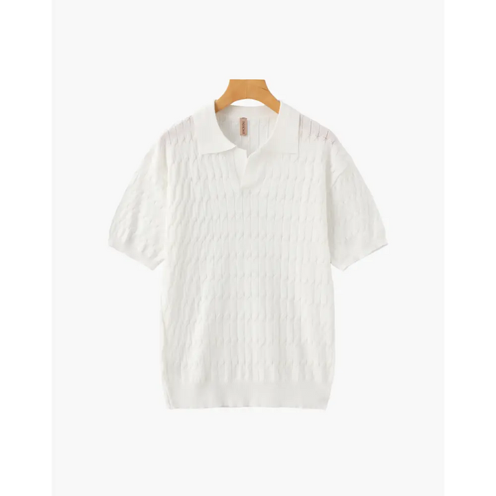 Polo de Punto Trenzado | Como