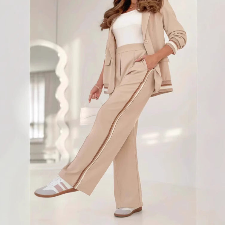 Conjunto Elena | Blazer y Pantalón de Pierna Ancha