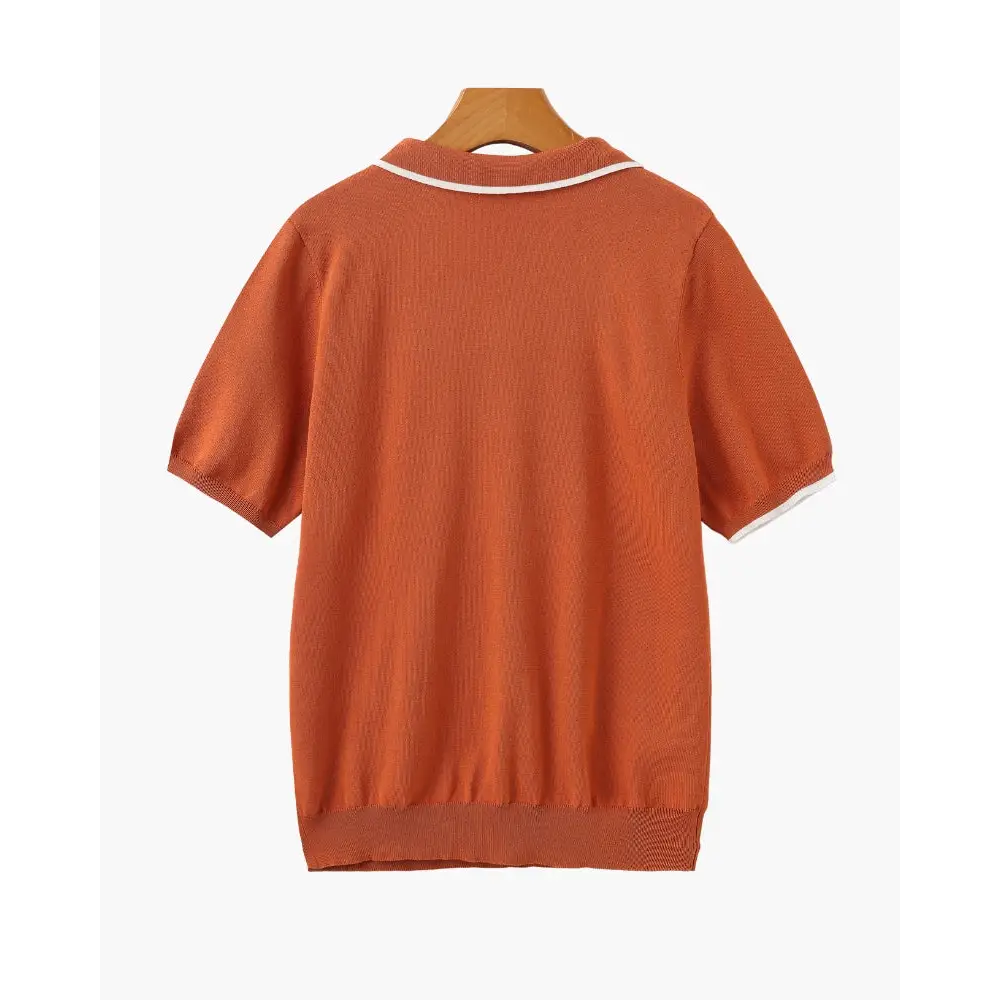 Classic Knit Polo Shirt