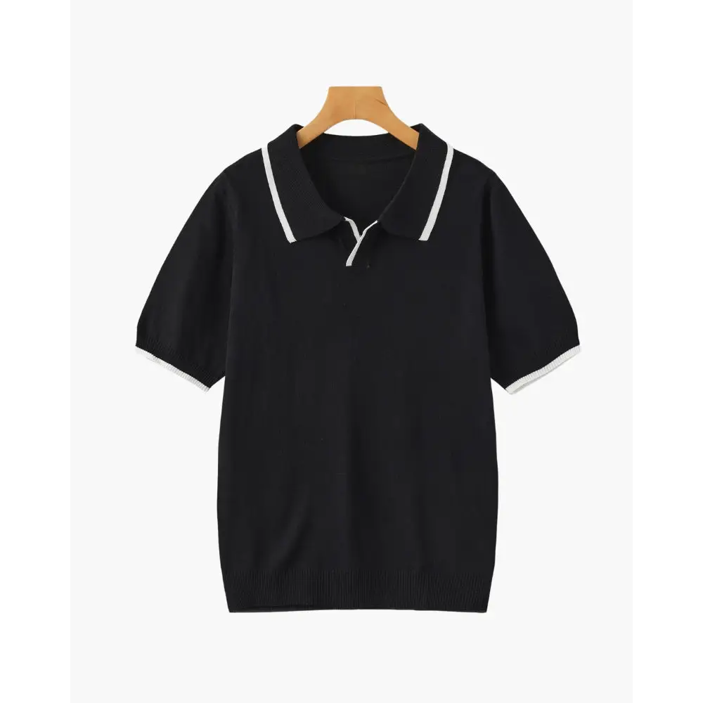 Classic Knit Polo Shirt