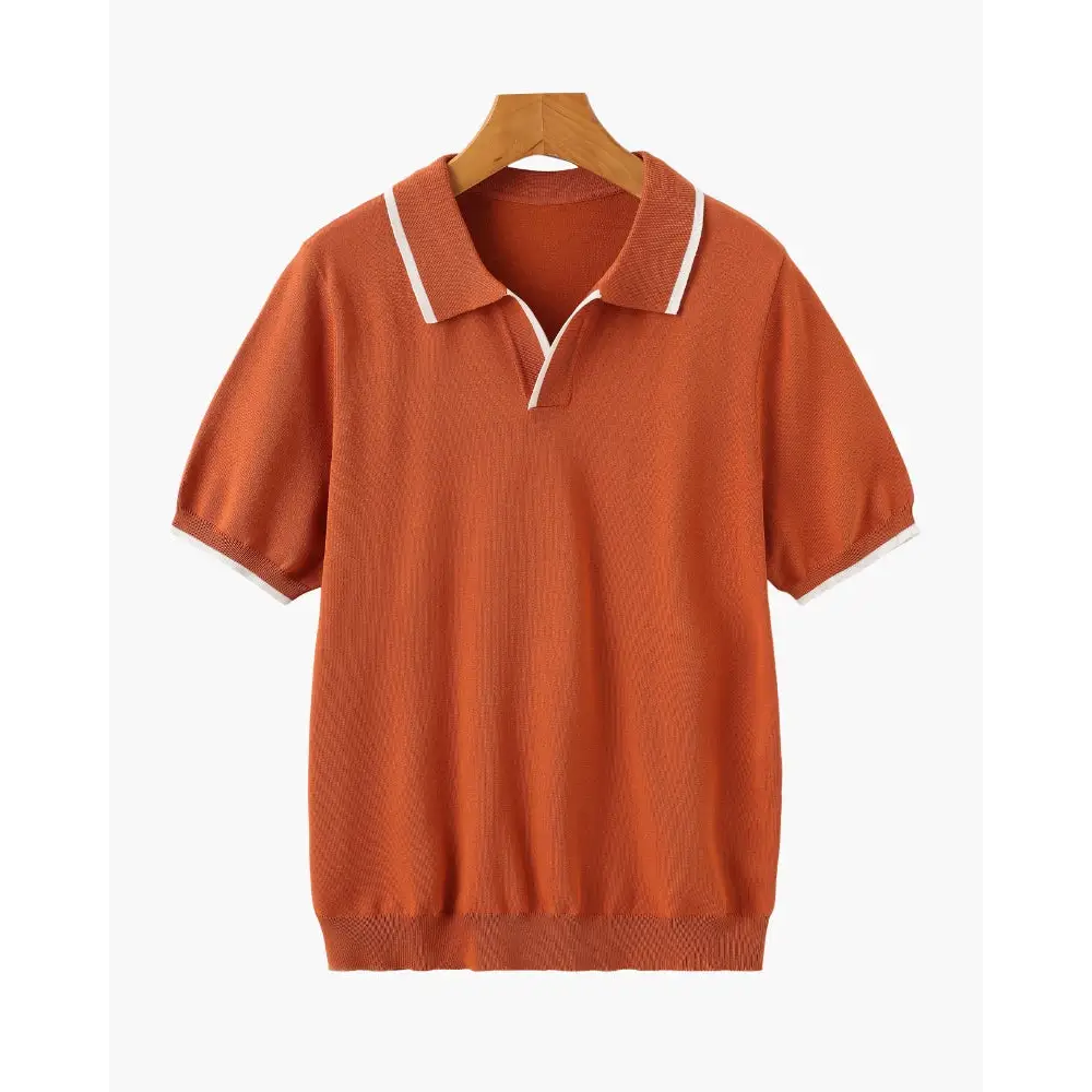 Classic Knit Polo Shirt