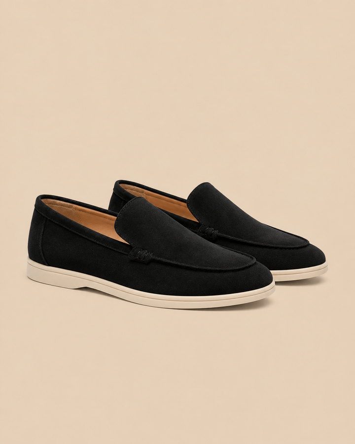 Classic Old Money Suede Loafers