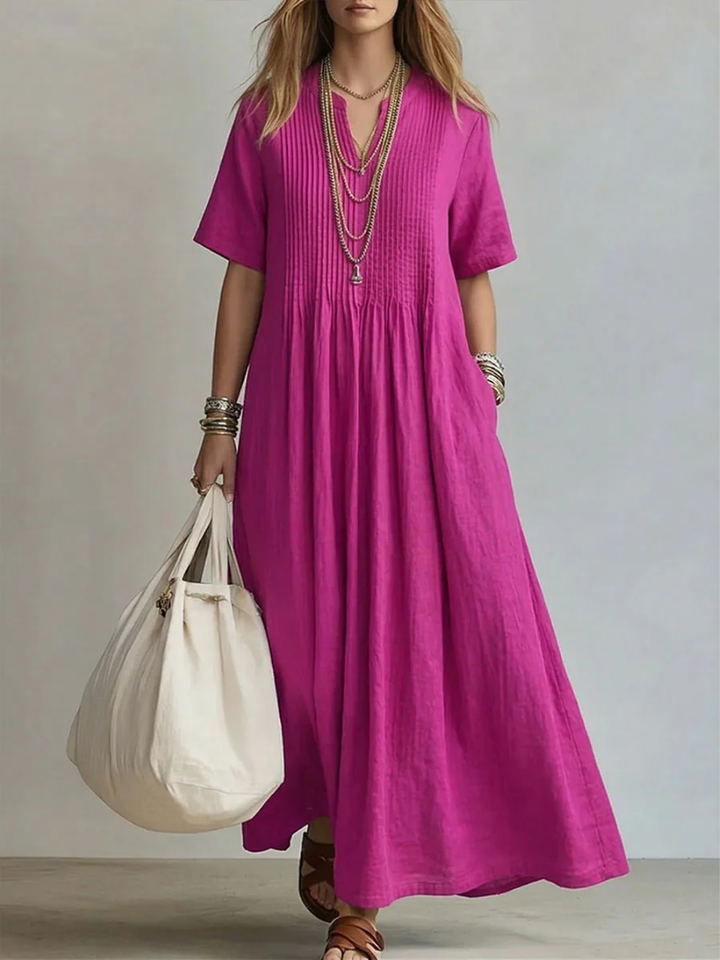 Noor™ | Vestido plisado