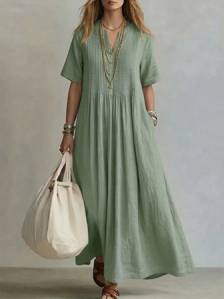 Noor™ | Vestido plisado