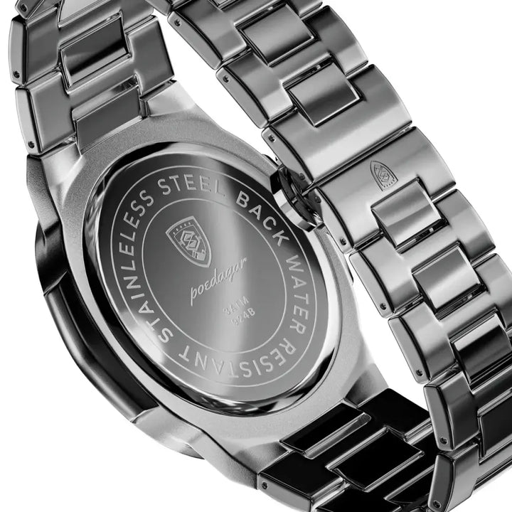 Eterna Steel Automatic Watch: Polished Stainless, Four Dial Colors