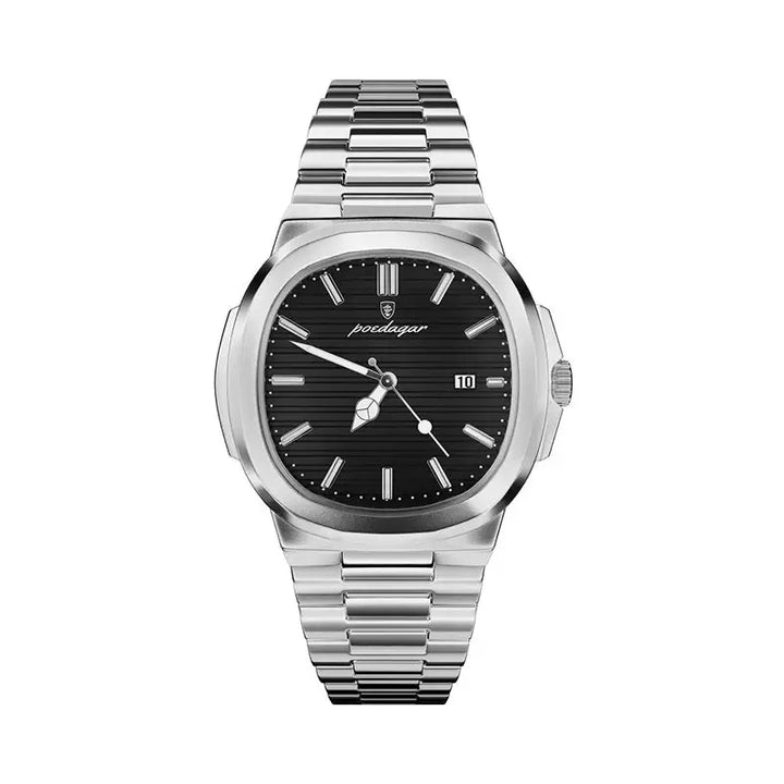 Eterna Steel Automatic Watch: Polished Stainless, Four Dial Colors