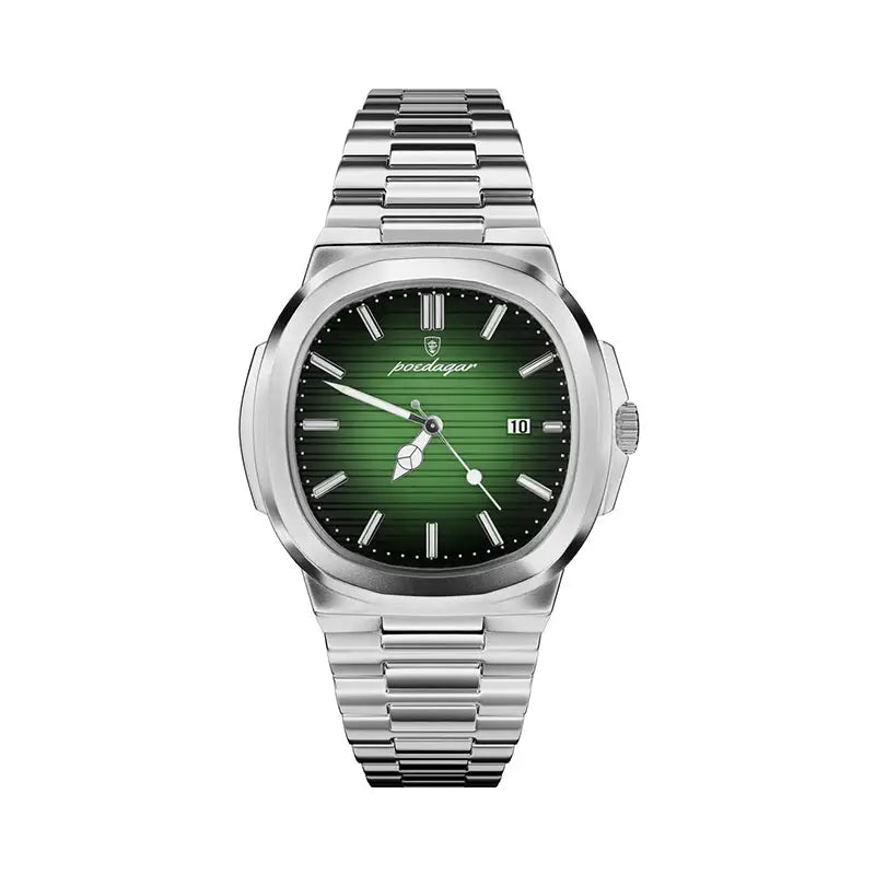 Eterna Steel Automatic Watch: Polished Stainless, Four Dial Colors