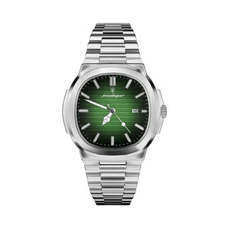 Eterna Steel Automatic Watch: Polished Stainless, Four Dial Colors