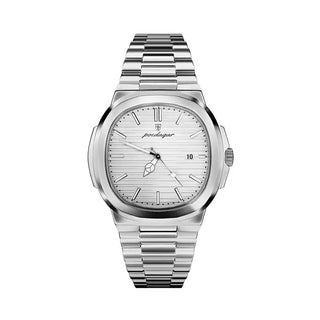 Eterna Steel Automatic Watch: Polished Stainless, Four Dial Colors