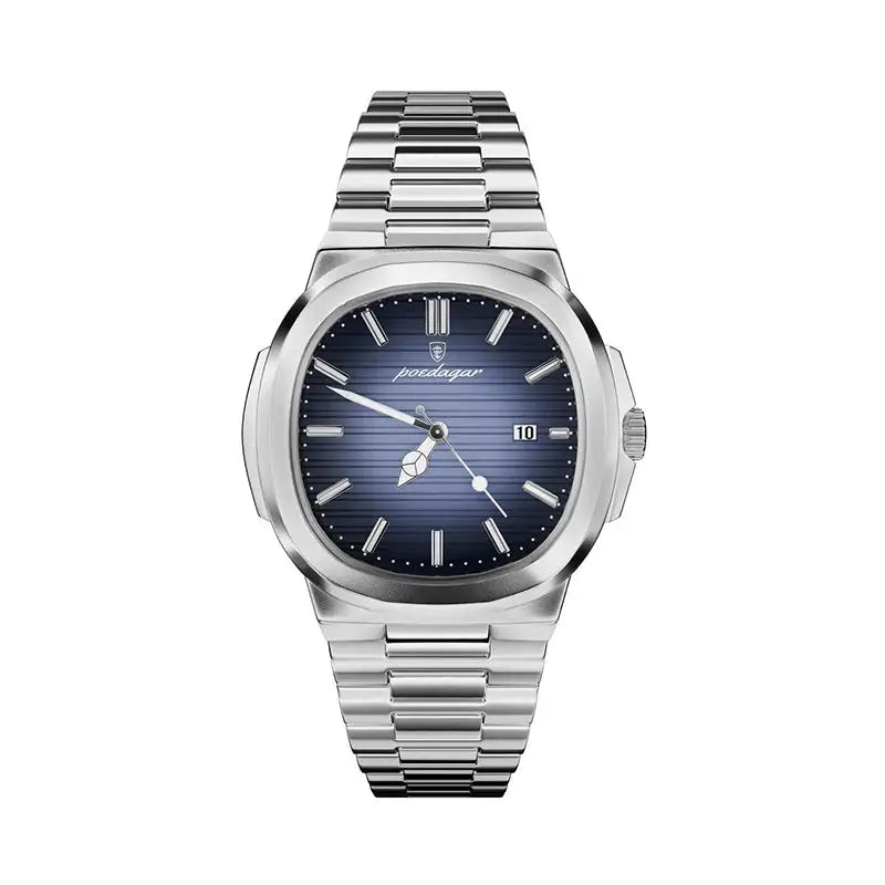 Eterna Steel Automatic Watch: Polished Stainless, Four Dial Colors