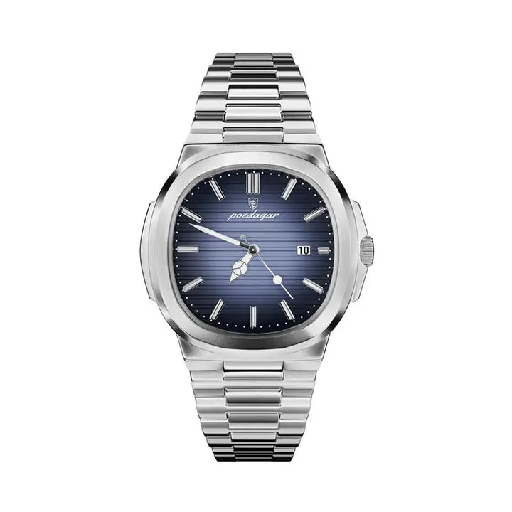 Eterna Steel Automatic Watch: Polished Stainless, Four Dial Colors