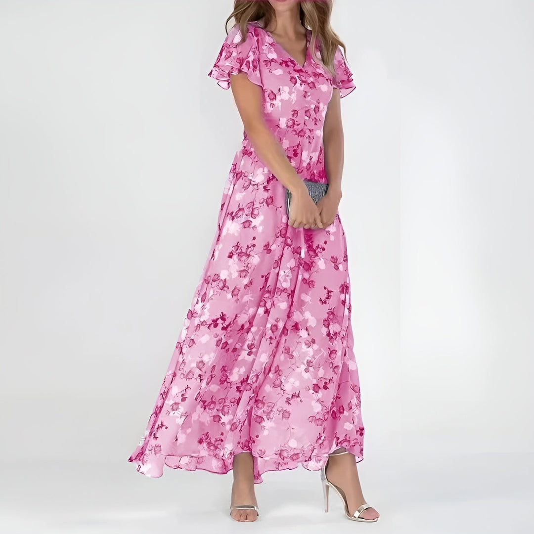 Vestido largo floral | Marta
