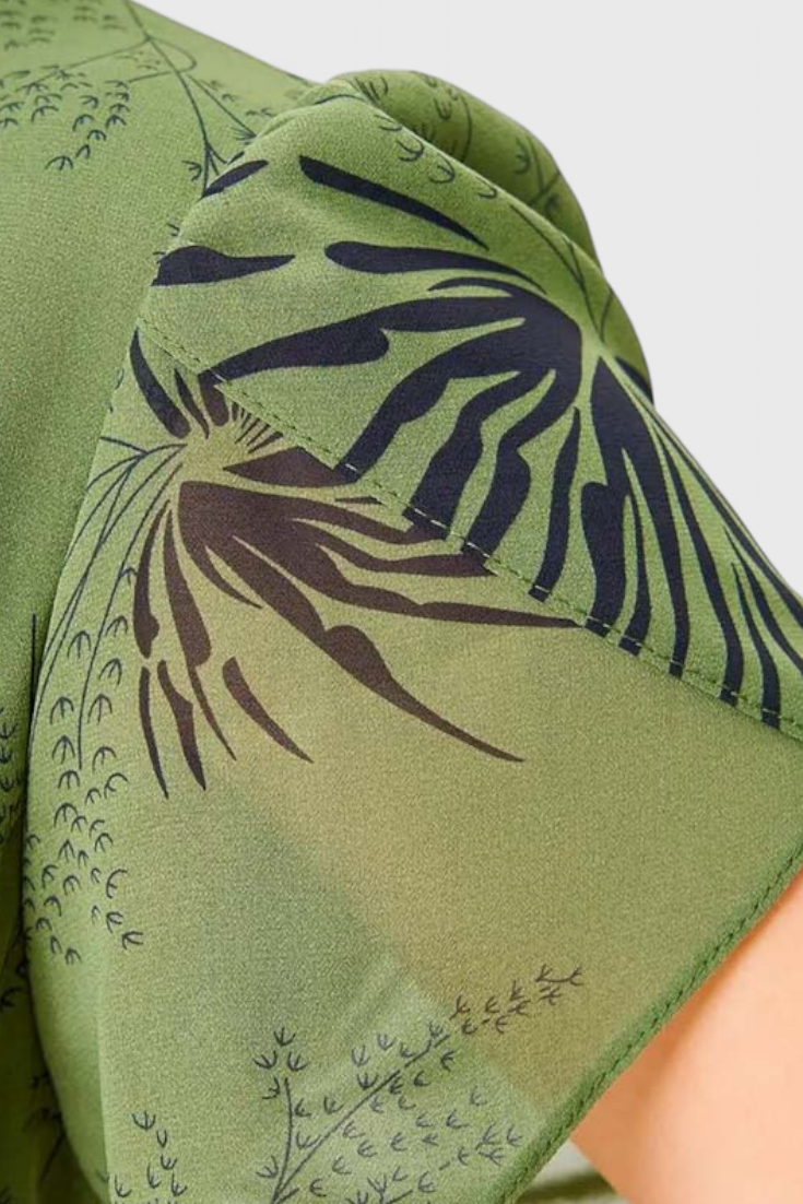 Vestido midi de gasa | Lupita